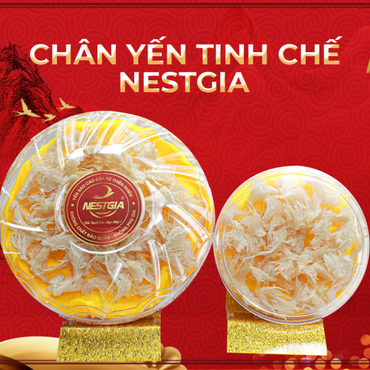 CHÂN YẾN RÚT LÔNG NESTGIA