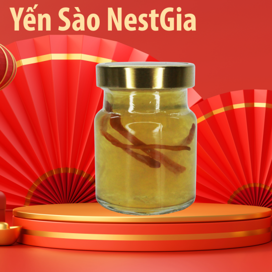 Yến chưng đông trùng hạ thảo cao cấp NestGia 