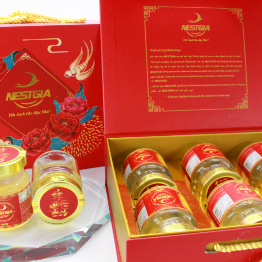 Yến chưng Đường Phèn Thượng Hạng NestGia