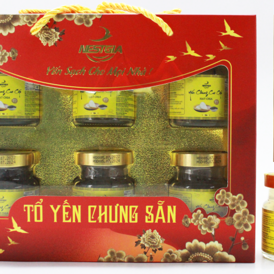 Yến chưng Hạt chia cao cấp NestGia 