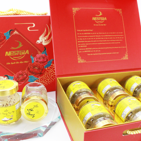 Yến chưng Hạt chia cao cấp NestGia 
