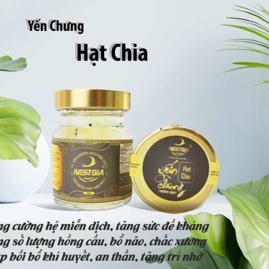 Yến Chưng Hạt Chia Thượng Hạng NestGia