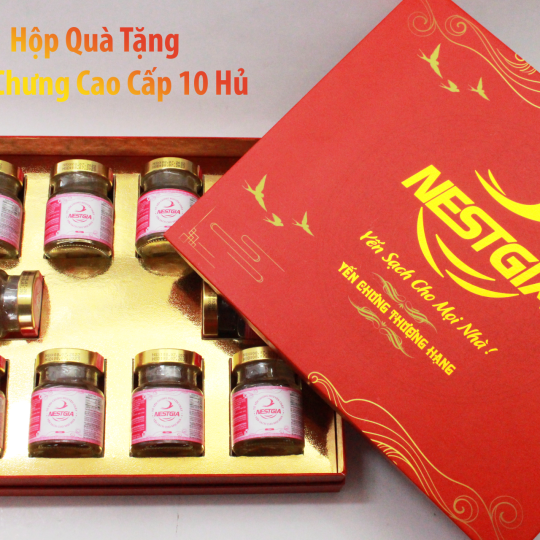 Yến Chưng Hạt Sen Thượng Hạng NestGia